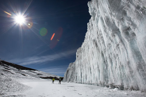 Glacier-wall